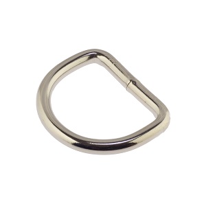 D-aas 20x3 mm, keevitatud, nikkel